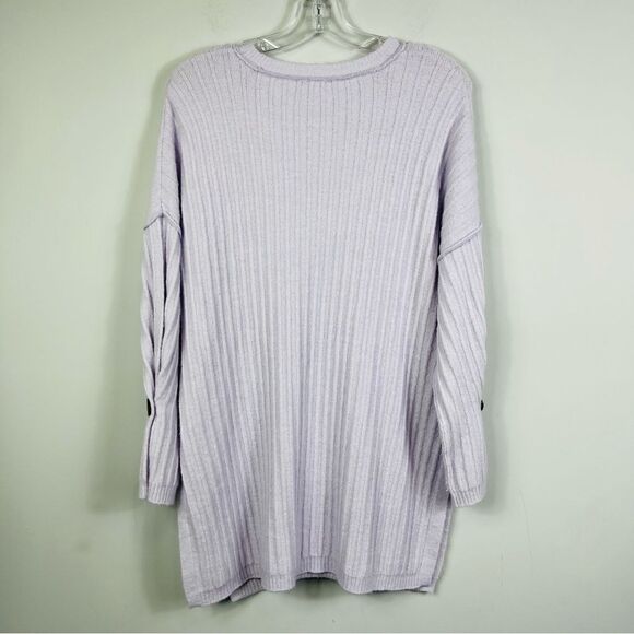 Free People Around the Clock Pullover Cozy Lavender Oversized Sweater Tunic XS - Picture 7 of 16